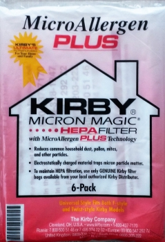 Original Kirby ** Micro Allergen Plus Filter ** Serie Plus - 6er Pack