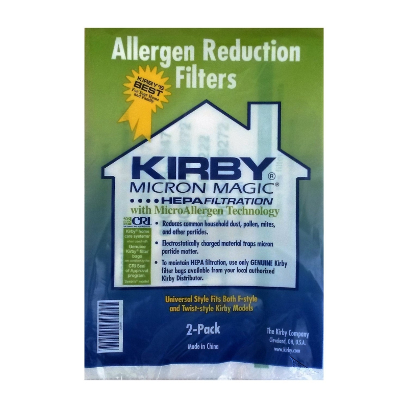 Original Kirby ** Allergen Hepa Filter ** series Twin - 2 pc pack